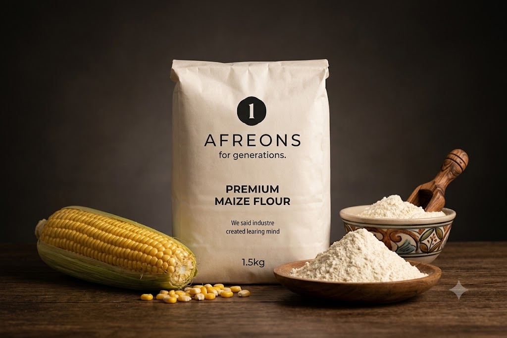 Afreons Premium Maize Flour Packaging